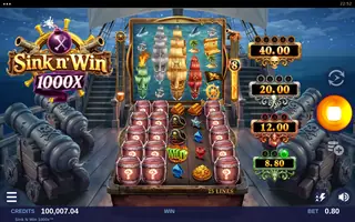 Sink n’ Win 1000x – Feature in play