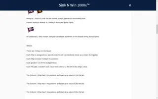 Sink n’ Win 1000x – Game rules