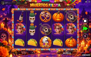 Muertos Fiesta – Feature in play