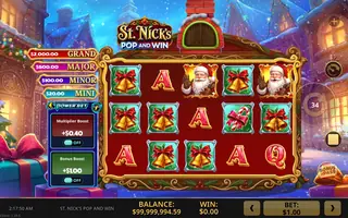 St. Nick’s Pop and Win – Base game