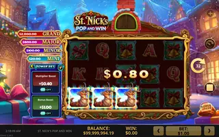 St. Nick’s Pop and Win – Winning spin