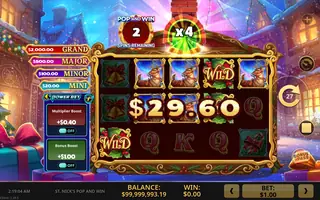 St. Nick’s Pop and Win – Winning spin