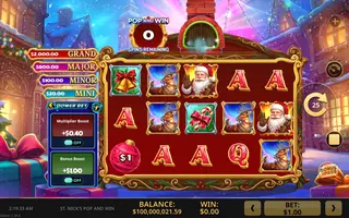 St. Nick’s Pop and Win – Bonus round