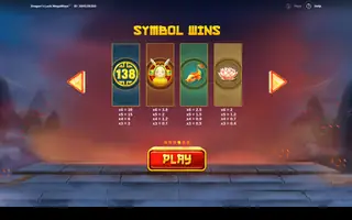 Dragon’s Luck Megaways – Paytable