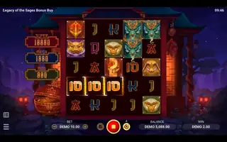 Legacy of the Sages Bonus Buy – Winning spin