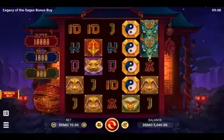 Legacy of the Sages Bonus Buy – Feature in play
