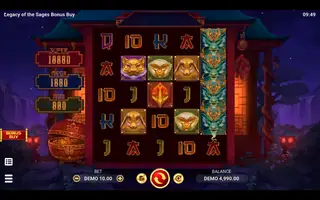 Legacy of the Sages Bonus Buy – Feature in play