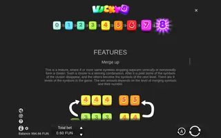Lucky 8 Merge Up – Game rules