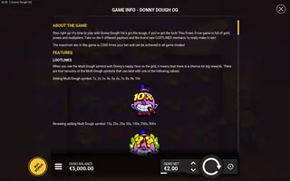Donny Dough OG – Game rules