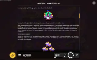 Donny Dough OG – Game rules