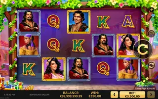 Bohemian Bazaar – Winning spin