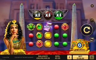 Feather Of The Nile Jackpot – Base game