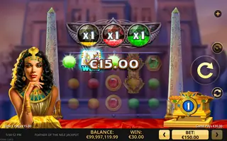 Feather Of The Nile Jackpot – Winning spin