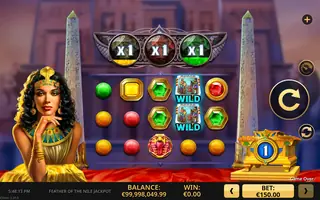 Feather Of The Nile Jackpot – Feature in play