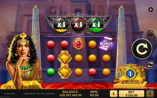 Feather Of The Nile Jackpot – Feature in play