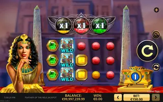 Feather Of The Nile Jackpot – Feature in play
