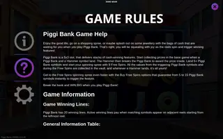 Piggi Bank – Game rules