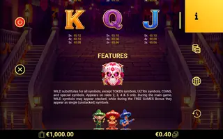 Lucky Mariachi – Paytable