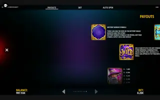 Merlin S Magic Mirror Megaways – Paytable