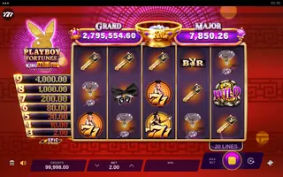 Playboy Fortunes King Millions – Base game