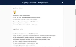 Playboy Fortunes King Millions – Game rules