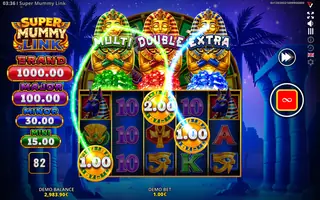 Super Mummy Link – Feature in play