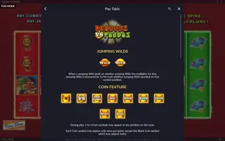 Dragons Vs Pandas – Game rules