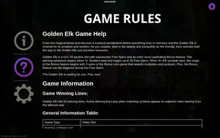 Golden Elk – Game rules