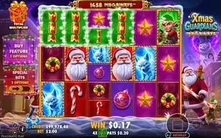 Xmas Guardians Megaways – Winning spin