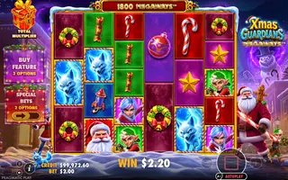Xmas Guardians Megaways – Winning spin
