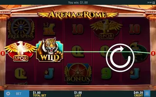 Arena Of Rome – Winning spin