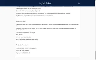 Joyful Joker MEGAWAYS – Game rules