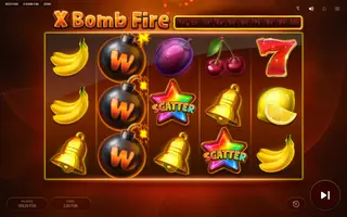 X Bomb Fire – Feature in play