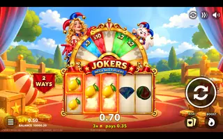 Joker’s Mega Multipliers – Winning spin