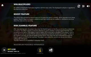 Joker’s Mega Multipliers – Game rules