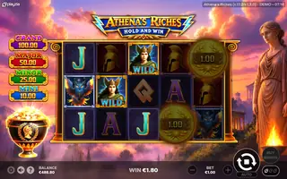 Athena’s Riches – Winning spin
