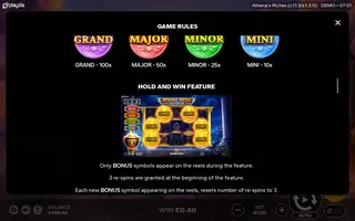 Athena’s Riches – Game rules