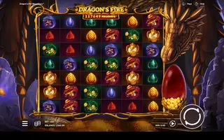 Dragons Fire Megaways – Base game