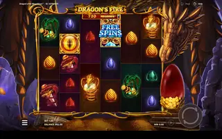 Dragons Fire Megaways – Feature in play