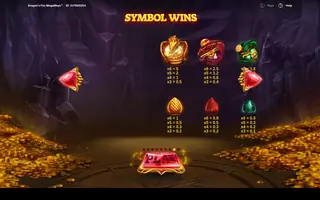 Dragons Fire Megaways – Paytable