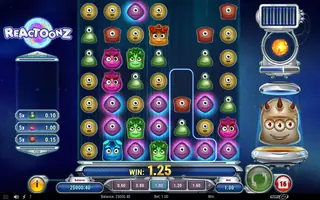 Reactoonz – Winning spin