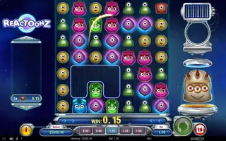 Reactoonz – Feature in play