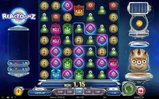Reactoonz – Feature in play