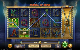 Scroll of Dead – Winning spin