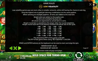 Gold Party – Game rules