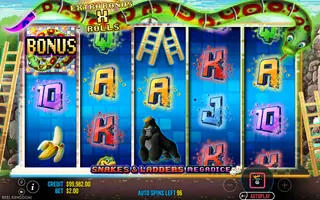 Snakes and Ladders Megadice – Feature in play