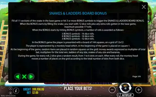 Snakes and Ladders Megadice – Game rules