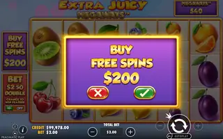 Extra Juicy Megaways – Bonus buy