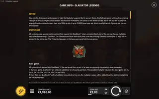 Gladiator Legends – Game rules