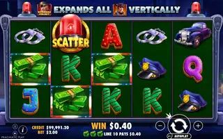 Cash Patrol – Feature in play